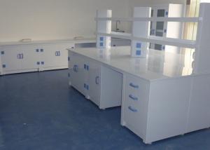 Wholesale White University Laboratory Furniture , Biology Lab Furniture 1500 * 850 Mm from china suppliers