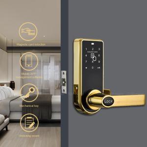 Wholesale Luxury Zinc Alloy Hotel Smart Digital Door Lock TTLock Code Card Key Unlock from china suppliers