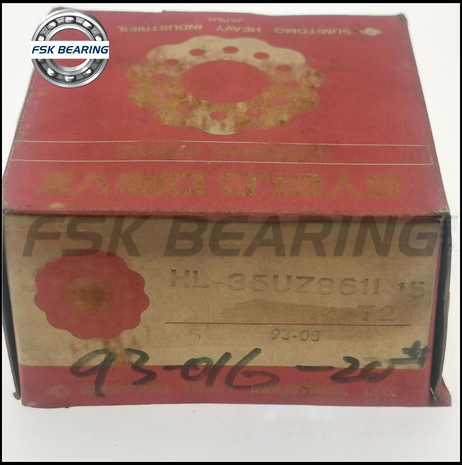 Open Seal Eccentric Roller Bearing HL-35UZ8611-15T2 For Reducer And Cycloid Needle