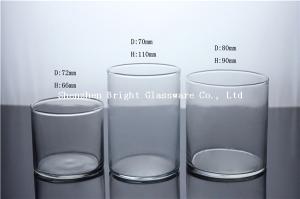 Wholesale clear blown glass candle cup,blown candle holder from china suppliers