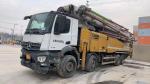 Mercedes Benz chassis concrete pump truck for sale 62m Schwing high quality pump