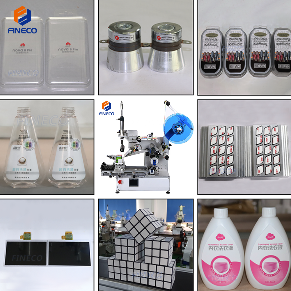 High Precision Electric Driven Type Round Flat Bottle Labeling Machine for Food Cans