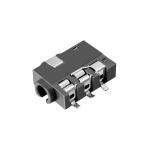 Plastic / Copper / Alloy 2.5mm Stereo Headphone Jack Wiring PJ20210