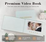 Custom logos memory wedding invitations book lcd business card gift screen 7