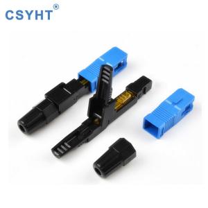 Wholesale SC APC- SC UPC Ceramic Ferrule Fiber Optic Connector FTTH Mechanical from china suppliers
