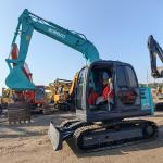 7 Ton Small Used Kobelco Excavators 7000kg Sk75 Kobelco Digger