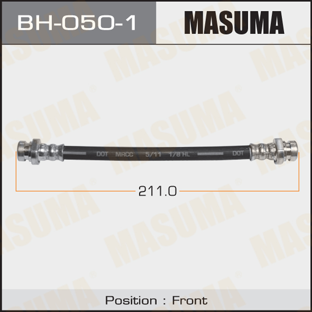 Car Parts Rubber Brake Hose MB500748 MR129771 MB857551 For MITSUBISHI DELICA