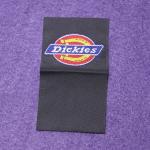 End Fold Damask Woven Sewing Labels Size Tags White Background With Black Text