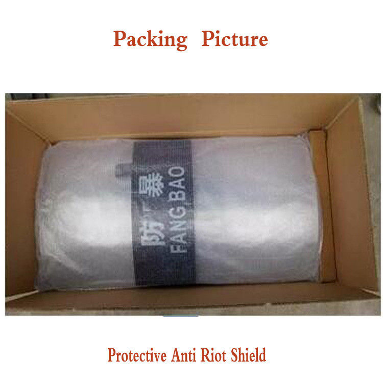 Customize Size Transparent Riot Shield Safety For Military Police Security Protection
