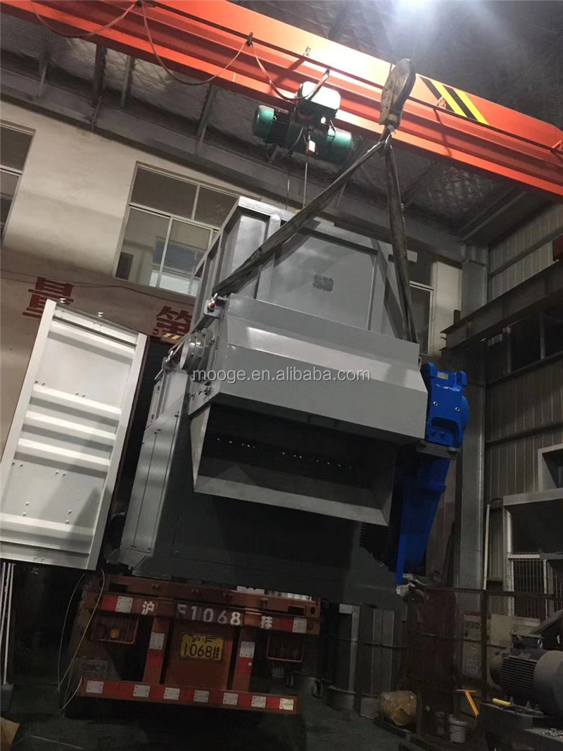 1000kg/H Waste Plastic Shredder Machine 600-1500mm Waste Plastic Crusher