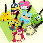 Hot Sale cheap New Style Promotional wholesale cartoon travel custom luggage tag