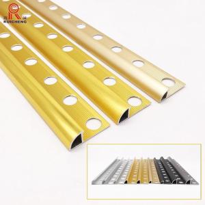 Wholesale Bronze Aluminum Corner Tile Trim 0.55mm Thickness 6063 Alu Material from china suppliers