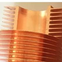 China DELLOK Solid Plain High Radiator Height 10.5mm Copper Alloy Round Tubes on sale