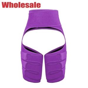 Wholesale Purple Three Thigh Belts 2 In 1 Butt Lifter And Thigh Trimmer from china suppliers