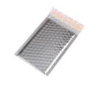 Aluminum Foil Metallic Bubble Mailers Silver Color Self Sealing For Postal