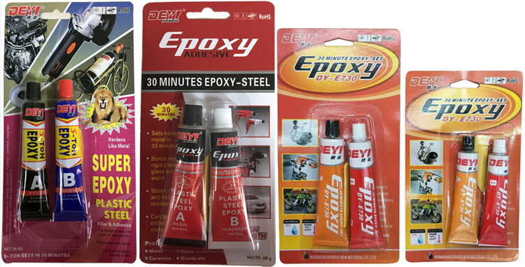 30 Minutes Fast Curing Epoxy Adhesive AB Glue For Metal And Durable 12 Months Shelf Life
