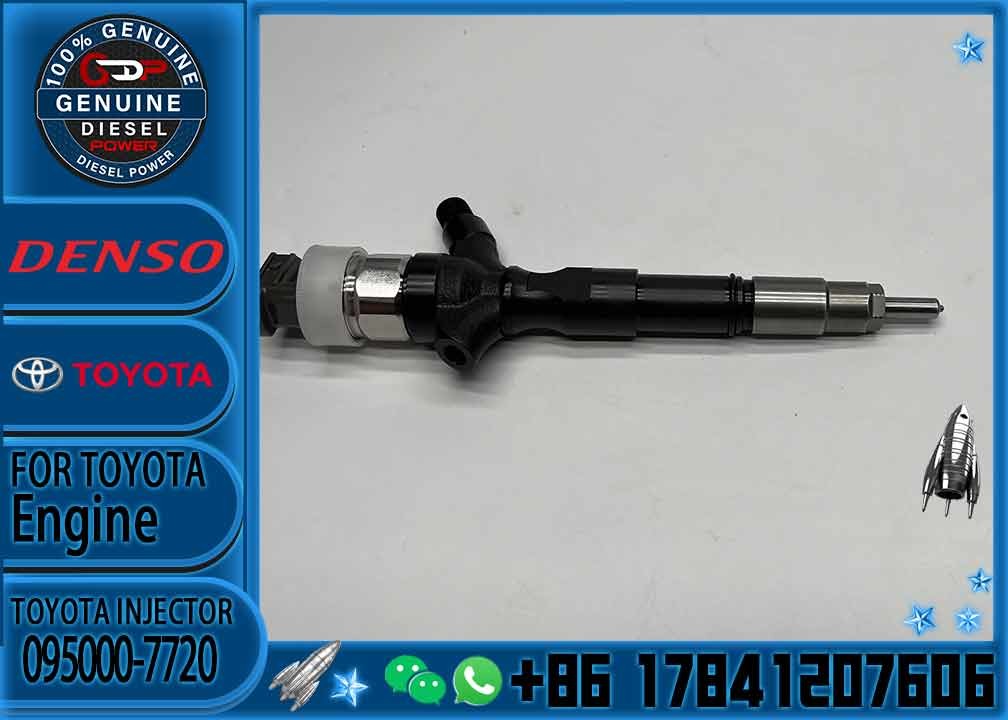 High Performance Diesel Injector 23670-30320 Common Rail Injetor 095000-7720 for TOYOTA HIACE
