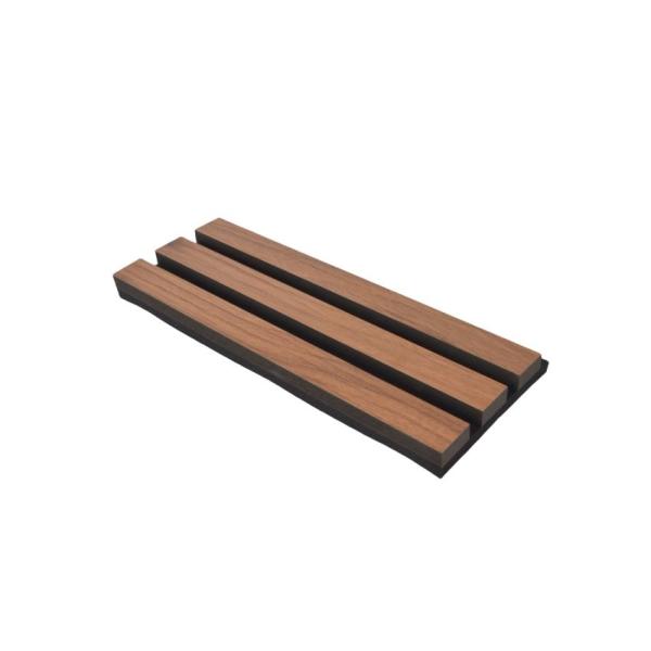 Melamine Cover Acoustic Wood Slat Panels 2400mm , Slatted Acoustic Wall Panels