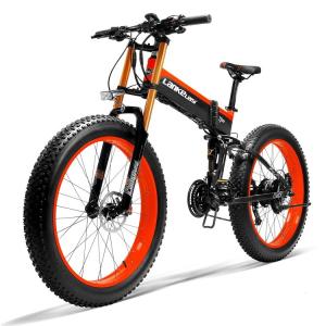 Wholesale LANKELEISI 1000w Fat Tire Ebike 26 Inch With 48V 13AH Panasonic Battery from china suppliers