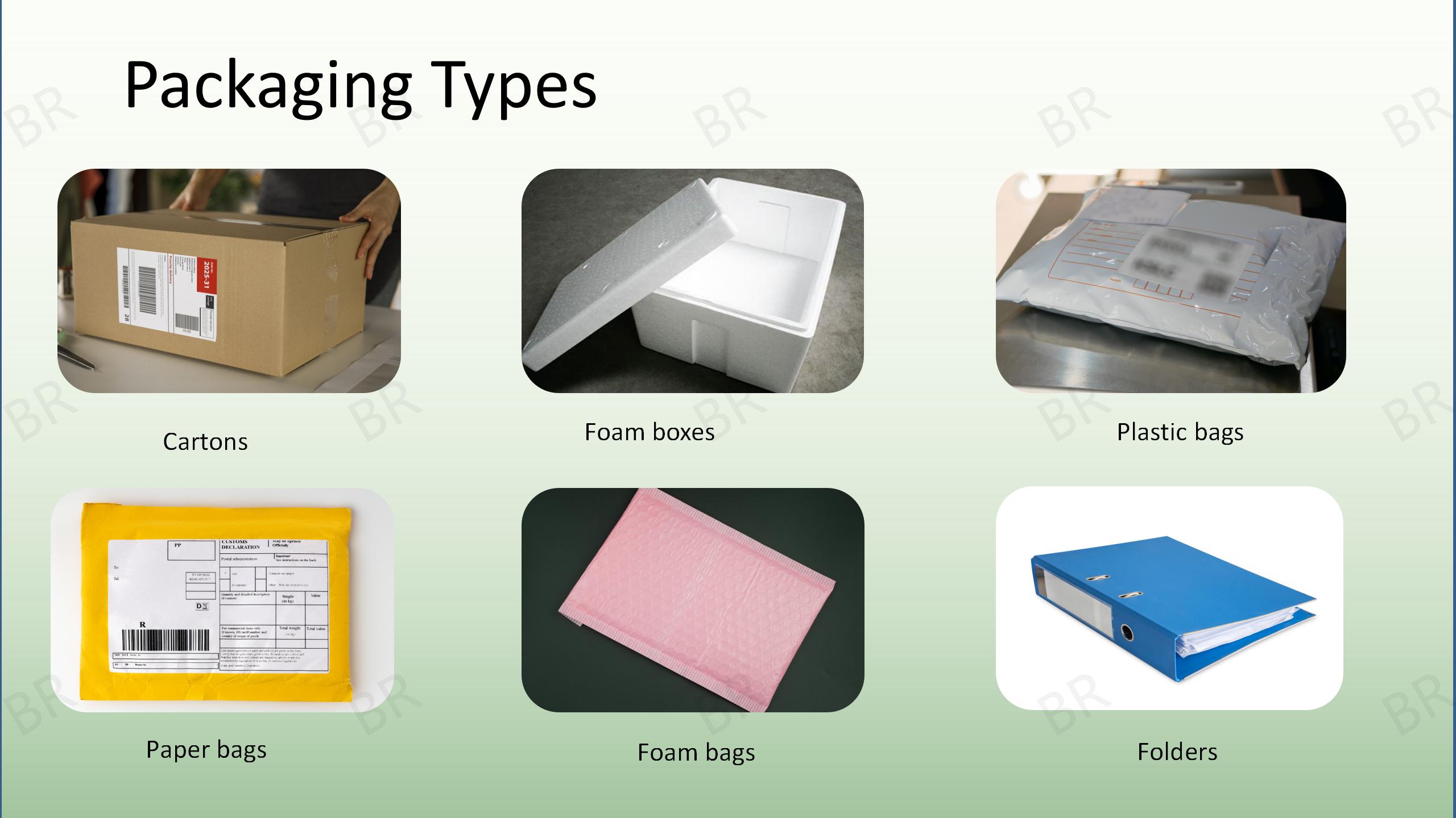 100x150x500 Packaging Labels Logistics Sheet and Express Sheet with Blank Printing