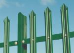 Triple Point Garden Galvanized Palisade Fencing W Pale 65mm