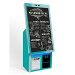 21.5 Inch Chain Restaurant Self Ordering Kiosk Electronic Menu Self Service