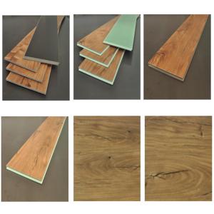 Wholesale Brown Waterproof Laminate Flooring Long Lasting Construction WPC Material from china suppliers