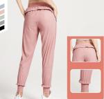100% Nylon Women'S Sportswear Pants Sportswear Joggers Plain Color Casual Harem