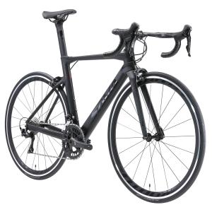 Wholesale T800 Carbon Disc Brake Road Bike , Black Grey R3000 18 Speed Road Bike from china suppliers