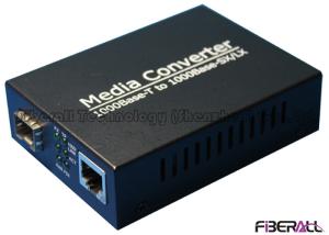 Wholesale Customized 10 100 1000 Media Converter , LC SFP Media Converter Standalone from china suppliers