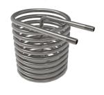 Forged Water Tank Coaxial Heat Exchanger For Heat Transfer Cooling