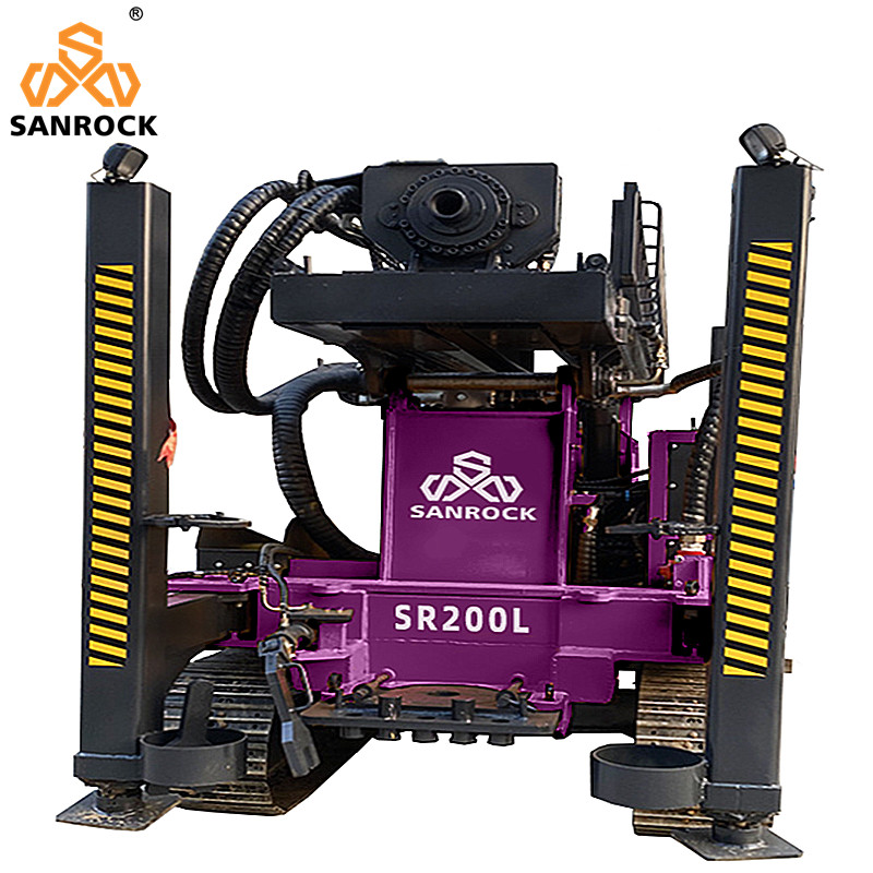 Portable Well Drilling Rig Bore hole Deep 200m Hydraulic Water Well Drilling Equipment
