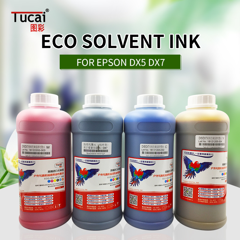 Outdoor Eco Solvent Ink Pigment Eco Solvent Max Ink For Epson DX4 DX5 DX7