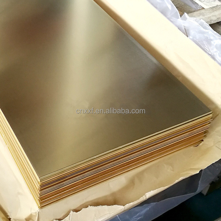 Non-Alloy Customized Thickness 0.3-100mm C26800 C27200 Brass Copper Sheet Brass Sheet Plate