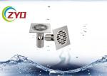 Easy Clean Stainless Steel Floor Drain Strainer , CE Bathroom Floor Waste Grate