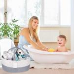 Pure Cotton Baby Diaper Caddy Organizer Removable Inner Compartment Divider