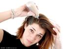 Beauty Salon PVC Disposable Vinyl Gloves Powder Free For Hair Dye