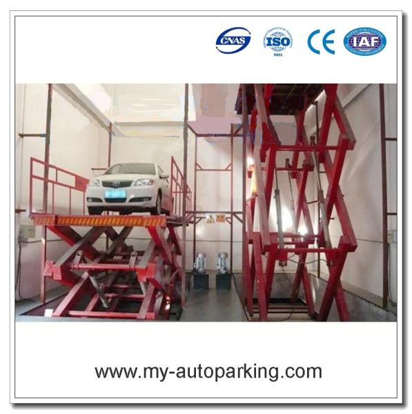 Hot Sale! Car Lift for Basement/Underground Garage/Hydraulic Scissor Lift Table