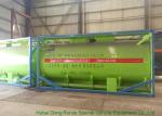 20Feet HCL Acid ISO Tank Container For Shipping UN1789 Steel Lined PE 16mm