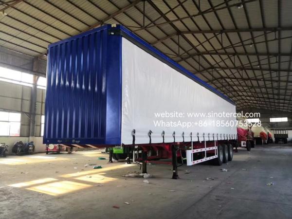 Box Semi Trailer Personalized Semi Trailer The side is made of fabric and can be