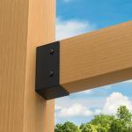 Concealed Flange Joist Bracket 2"x4" Outdoor Timber Mount Light Joist Hanger