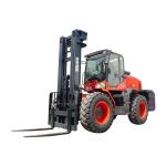3.5 Ton 5ton CE EPA 4 Wheel Drive 3 Stage Mast Diesel 4WD Articulated Off Road