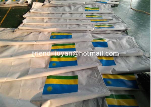 Logo Printed Heavy Duty First Aid Tarpaulin Truck Cover Pool Shading Camping