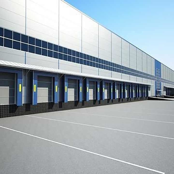 Sa 2.5 Shot Blasting Level Steel Beam Warehouse With Autocad Software