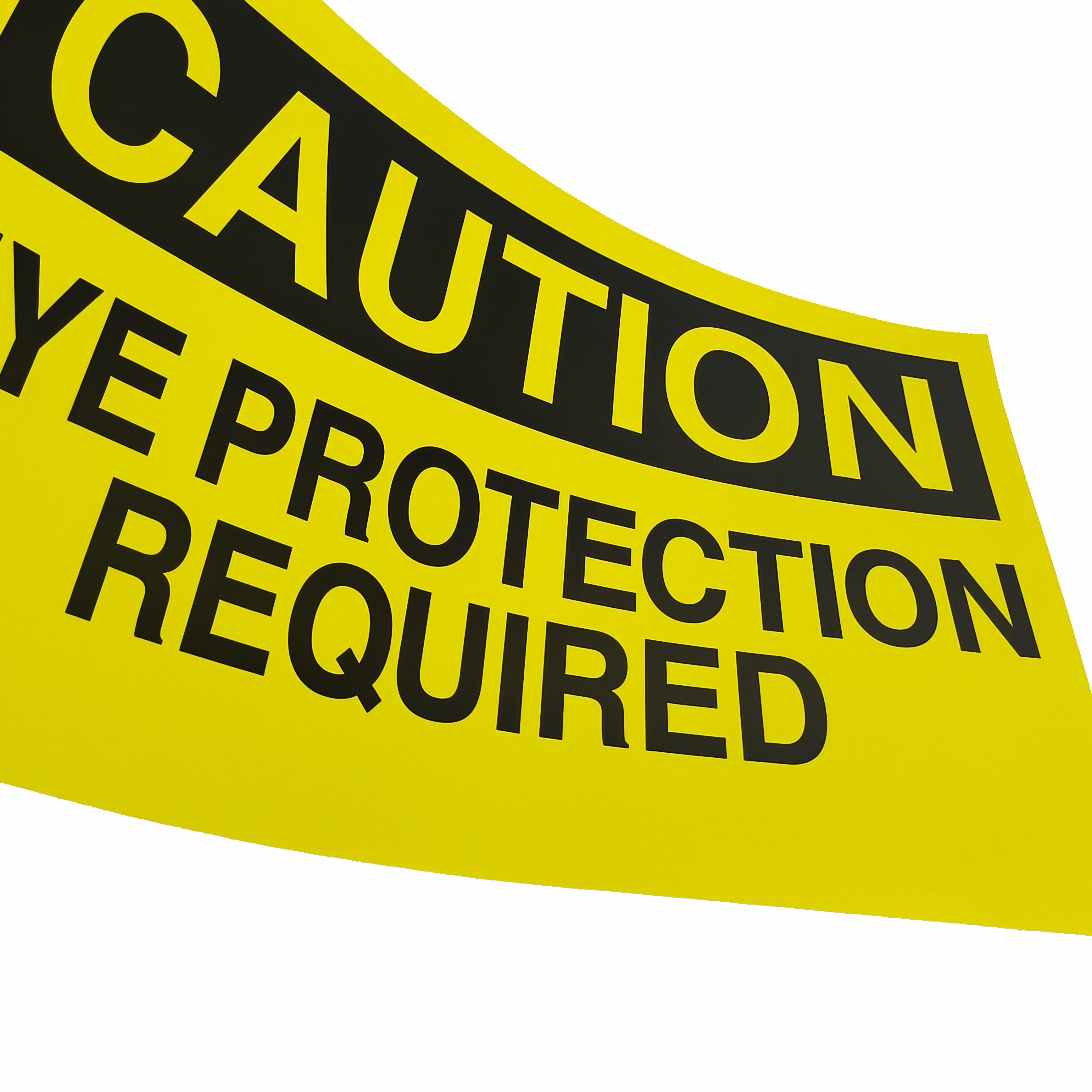 Customizable Plastic Pasteable Warning Sign For Industrial