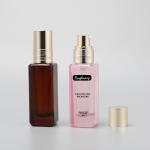 30ml Foundation Glass Bottle Colorful Golden Pump Painting Color Logo Design