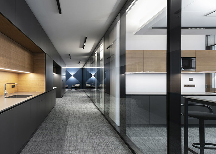 Durability indoor partition wall solid glass optional material colorful customzied size glass partition