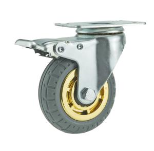 Wholesale 75mm/100mm/125mm Diameter Plastic Rollerblade Office Chair Caster Wheel Spring Caster from china suppliers