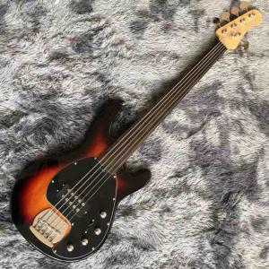 Wholesale Custom High Quality 5 Strings MM StingRay Active Pickups 9V Battery Electric Bass Guitar from china suppliers