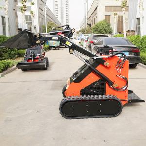 China ZHONGMEI Wheel Tracked Skid Steer Loader 25 L Fuel Tank Mini Skid Steer Loaders on sale